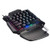 Single Hand Keyboard D15 Ergonomic Single One Hand Backlit Gaming Keyboard USB Wired Keypad for PC Photo Color