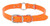 Showman Ruff Maxx Orange Adjustable Polyurethane Coated Nylon Dog Collar 14-22"