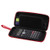 Navitech Red Graphics Calculator Hard Case/Cover with Storage Pouch Compatible with The Casio FX-9860GII-LC-EH
