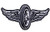 Jumbo 11 Inch Flying Motorcycle Wheel with Wings Patch -Iron on or Sew on Embroidered Jacket Patch