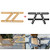 Amenitee Universal Angularizer Ruler - Full Metal Multi Angle Measuring Tool-Ultimate Template Tool-Upgraded Aluminum Alloy Multi Functional Ruler(Black&Golden)