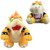 uiuoutoy Super Mario Bros 10'' King Bowser & 7'' Bowser Jr. Koopa Plush Set 2pcs