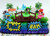 Powerpuff Girls Birthday Cake Topper Set Featuring Figures and Decorative Accessories