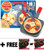 Melissa & Doug Flip & Serve Pancake - Wooden Play Food Set + FREE Scratch Art Mini-Pad Bundle