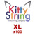 Kitty String Yo-Yo String 100 Pack - XL -Hot Pink-