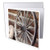3dRose Danita Delimont - Jaynes Gallery - Wheels - Canada, Fort Steele. Wagon Wheel, Grinding Stone, and Log Cabin. - 12 Greeting Cards with envelopes -gc-188326-2-