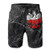 Polish Flag White Eagle Mens Casual Quick Dry Beach Shorts with Pockets