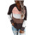 pullover sweaters for women knit Eashery Womens Button Turtle Cowl Neck Asymmetric Hem Wrap Pullover Sweater Tops Brown