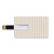 8GB USB Flash Thumb Drives Retro Bank Credit Card Shape Business Key U Disk Memory Stick Storage Abstract Ornament with Vertical Wavy Lines Curvy Old Fashioned Geometrical Tile,Taupe and Beige Person