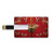 8GB USB Flash Thumb Drives Creative Bank Credit Card Shape Business Key U Disk Memory Stick Storage Bright Butterfly Door on Chinese Style Floral Design Art Print,Multicolor Personalized Gift