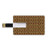 8GB USB Flash Thumb Drives African Bank Credit Card Shape Business Key U Disk Memory Stick Storage Ethnic Traditional Artistic Ornament Striped Pattern Leopard Skin Artwork,Umber Brown Marigold Perso