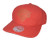 Mitchell  and  Ness New York Knicks Curve Bill Snapback Adjustable Silicone Logo Hat Cap - Orange