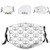 Funny Activated carbon mask,Floral Patterned Figures in Marine Rope Circles Monochrome,Facial decorations for adult -1 mask with 10 filters-