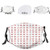 Funny Activated carbon mask,Diamond Shaped Geometric Figure with Inner Artful Forms,Facial decorations for adult -1 mask with 10 filters-