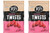 RJ'S Raspberry Choc Twists, Licorice, 280g/9.9 oz, -2 pack- -Imported from Canada-