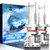 N NORDLICHTER H7 LED Bulb, Fanless Ultra Bright 6500K Conversion Kit Cool White, Pack of 2 - Halogen Replacement