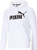 PUMA mens Essentials Big Logo Fleece Hoodie Hooded Sweatshirt, Puma White, XXLarge US