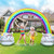 EagleStone Giant Inflatable Rainbow Sprinkler for Kids, Summer Water Park Sprinkler for Backyard, Yard, Outdoor, Outside Party