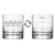 11 oz Rocks Whiskey Highball Glass Two Sided Orthodontist