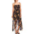 Vince Camuto Womens Floral Faux Wrap Maxi Dress Black XS