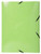 Exacompta Iderama Elasticated 3 Flap Folder, A3, Lime Green