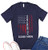 It's Not A Dad BOD It's A Father Figure Shirt for Men Fathers Day Funny American Flag Vintage T-Shirt -Navy-M-