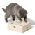 MEWOOFUN Interactive Cat Toys Kitten Toy for Indoor Cats USB Rechargeable Peek-A-Boo Play Automatic Electronic Feather  and  Mouse Teaser Low Noise