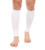 Doc Miller Premium Calf Compression Sleeve 20-30mmHg - 1 Pair Strong Calf Support Graduated Pressure for Sports Running Muscle Recovery Shin Splints Varicose Veins (White, 2-Pack, Medium)