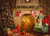 9x6ft Christmas Theme Christmas Tree Fireplace Pictorial Cloth Poly Fabric Photo Backdrops Customized Studio Background Studio Props SDJ-041
