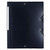 Exacompta Elasticated 3 Flap Uni Folder - Black