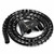 NA 25mm Flexible Cable Organizer Spiral Tube Cable Cable Wrap Computer Manage Cable Black 5M with Clip