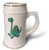 3dRose Funny Cute Blue Brontosaurus Dinosaur Stick Figure - 22oz Stein Mug -stn-338232-1-