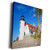 3dRose Danita Delimont - Lighthouses - Point Betsie Lighthouse, Lake Michigan, Frankfort, Michigan - Museum Grade Canvas Wrap -cw-259529-1-