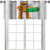 Valance, Orange Man with Magnifying Glass Searhcing a Green Folder, 42" W x 18" L Valances for Living Room, Orange Fern Green Brown