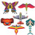 X-Kites WindZone 2D Nylon Kite - Ready to Fly -Pterodactyl - 70" Wide-