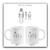 1985 - Admiral Ackbar - Star Wars Action Figure - Patent Art Mug