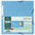 Exacompta Ref. 55519SE Elastic Folders 3 Flaps Glossy Card 400 GSM A4, Turquoise, Pack of 10
