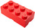 Room Copenhagen Lego Brick 8 Knobs, Stackable Storage Box, Red, 12 Litre, us-one Size