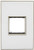 PASS & SEYMOUR AWM1G2MW4 Adorne, 1 Gang, White, Mirror Wall Plate