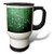 3dRose Pretty Image Of String Light Ornaments On A Green Background - Travel Mugs -tm-340263-1-