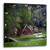 3dRose Augustas Amen Corner Golf Course - Golfers on Bridge - Wall Clock, 10 by 10-Inch (DPP_131410_1)