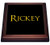3dRose Rickey favored male name in the USA. Yellow on black charm - Trivets -trv-340146-1-