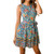 KYLEON Womens Summer Wrap V Neck Bohemian Floral Print Ruffle Swing A Line Beach Mini Dress Party Tunic Sundress KYLEON Womens Summer Wrap V Neck Bohemian Floral Print Ruffle Swing A Line Beach Mini Dress Party Tunic Sundress
