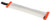 Kerbl Training Dummy with Loop, White/Orange, 50 x 10 cm