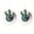 Gilroy 2Pcs Decorative Wall Hook Cactus Shaped Clothes Hanger Adhesive Wall Mounted Bag Keys Holder for Kitchen Bathroom 2pcs