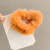 Hair Crab Claws for Women Girls Korean Heart Geometric Hairpins, Plush Heart Sweet Cute Geometric Hair Claw Claw Clip Hair Crab Hairgrips-Orange-