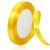 Solid Color Yellow Satin Ribbon, 3/8 Inches x 25 Yards Fabric Satin Ribbon for Gift Wrapping, Crafts, Hair Bows Making, Wreath, Wedding Party Decoration and Other Sewing Projects