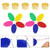 Needle Threader Plastic Needle Threader for Hand Sewing Wire Loop DIY Needle Threader Hand Machine Sewing Tool for Sewing Crafting -5pcs Thimbles Included-