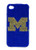 NCAA Michigan Wolverines Glitz iPhone 4G Case
