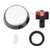 Socobeta Flat Button DIY LED Illuminated Button Arcade Game Button with Microswitch